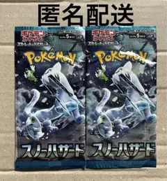 【⚠️商品説明必読⚠️】ポケモンカード スノーハザード 未開封 2点 セット