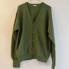 GUジーユー ウォッシャブルカーディガン Mサイズ グリーン