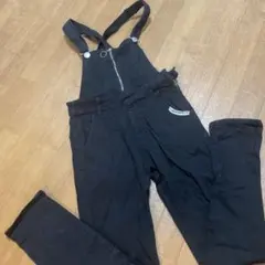 LOVETOXIC ブラックオーバーオール 140