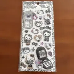 【正規品】平成はっぴーフォン キティ ギャル モノクロ ヒョウ柄