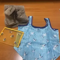 アデューたトリステスファーの巾着バック&エコバッグ 鳥柄 &花柄ポーチ❤︎のサムネイル
