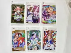 ウマ娘　カード　6種