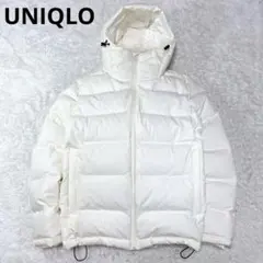 ユニクロ シームレスダウンパーカ オフホワイト XL