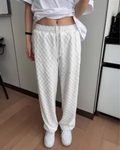 DAIWA PIER39 ホワイト チェックパンツ