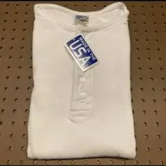 【18】USA製 long john ロングジョン ヘンリー長袖Tシャツ　L