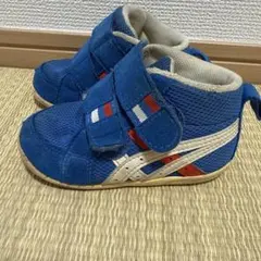 ASICS ベビーシューズ 青 13.0