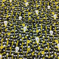 サンリオ バッドばつ丸&はな丸/バツマル オックス生地：110×100cm/Y