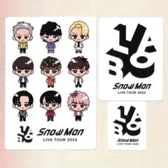 コピー❌ SnowMan スノラボ すのチルステッカー 集合＋ロゴ 3枚セット