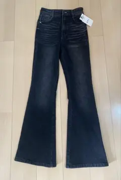 専用◎GRL グレイル ハイウエストフレアデニムパンツ XS [cu498]