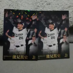☆カルビー プロ野球チップス 能見篤史 LEGEND 2枚セット☆