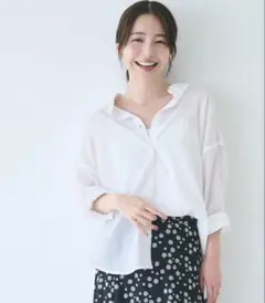 coca ガーゼシャツ ホワイト Sサイズ