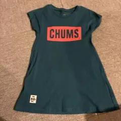 CHUMS 半袖ワンピース 100/55 ダークグリーンのサムネイル