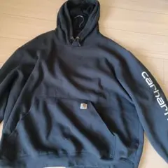Carhartt ネイビー パーカー フード付き
