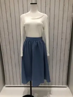 GU フレアスカート ブルー Mサイズ