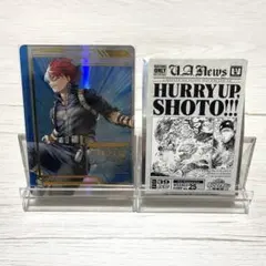 ヒロアカ 原画展 コレクションカードセット ステッカー 入場特典 轟焦凍 2種
