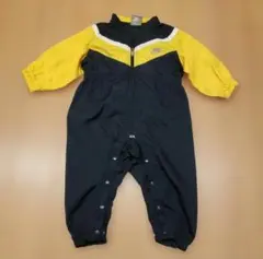 NIKE ロンパース 80 ネイビー/イエロー