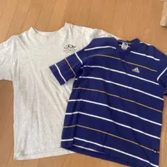 ポ*ア様 グレー 90s adidasTシャツセット