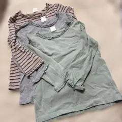 H&M 長袖カットソー 3枚セット 92cmのサムネイル