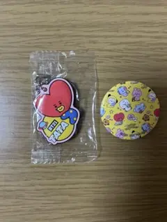 BT21 くら寿司　缶バッジ　キーホルダー