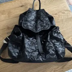 【美品】　あさぎーにょ　POPPY BACKPACK バックパック　　ブラック 美品】POPPY ポピー あさぎーにょ 刺繍 リュック バックパック｜Yahoo