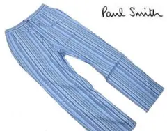 新品 ポールスミス Paul Smith マルチストライプ ロングパンツ Lのサムネイル