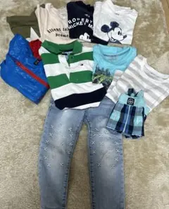 キッズ 男の子 Tシャツ、ズボン 10着 まとめ売り 100cm