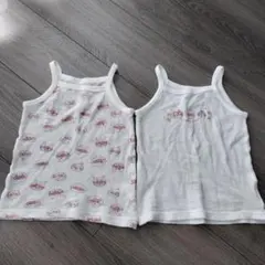 90cm　アンパンマン　肌着　綿100%　メッシュ　タンクトップ