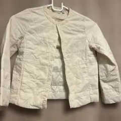 ユニクロ　クリーム色 キルティングジャケット
