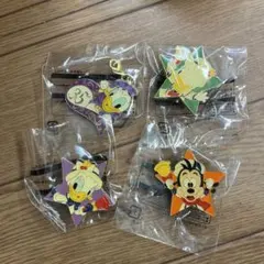 ディズニーリゾート ドナルド デイジー マックス チャーム ピンズ セット