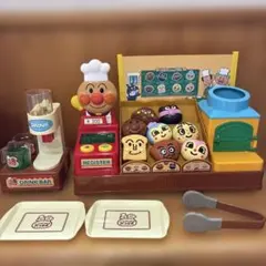 アンパンマン おもちゃ セット　パン屋さん　ドリンクバー付き
