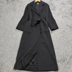 【美品】MAX&CO ベルト付 マキシ丈 チェスターコート ダブル グレー 42