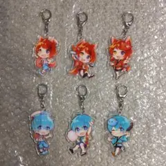 すとぷりアクキー　莉犬/ころん　2020夏ver. 2021夏ver.