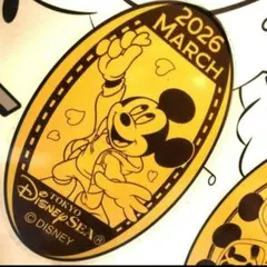 ディズニースーベニアメダル マンスリー3月　ミッキー　さくら　春　桜 2026