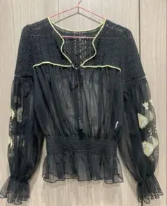 ⭐︎美品⭐︎SNIDELスナイデル　シースルートップス