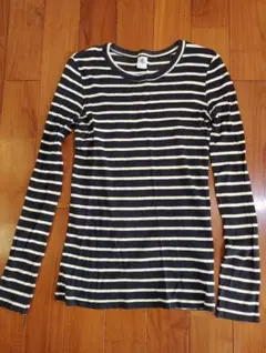 PETIT BATEAU ボーダー 長袖Tシャツ XXS