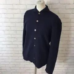 10.6 h419 シップス ニットカーディガン L カシミヤ混合