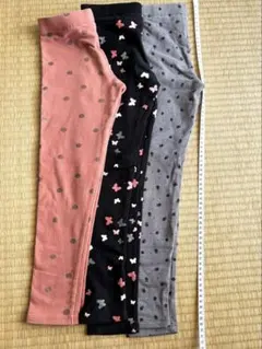 H&M エイチアンドエム　花柄レギンス　3枚セット