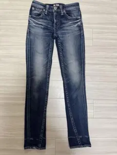 ロデオクラウンズ　スキニーデニム ダークブルー