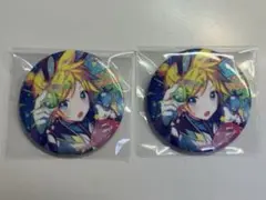 プロセカ 鏡音レン グリ缶 グリッター缶バッジ 42C 2点