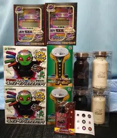 Pグッズ11点 ジャグラー クレイジーギアデバイス レプリカレバー 他おまけ サミー クレイジーギアデバイスギミック サンキョー レプリカ