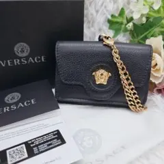 VERSACE ヴェルサーチ 折りたたみ財布 VIRTUS 二つ折り - メルカリ