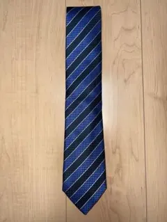【早い物勝ち】BRICK HOUSE 青黒ストライプネクタイ