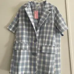 ギンガムチェックジャケット新品未使用