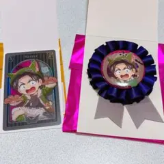 鬼滅の刃 ハロウィン 2025 コサージュ風缶バッジ メタリックカード 村田