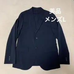 【人気】UNIQLO ユニクロ　感動ジャケット　テーラードジャケット　L