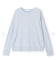 【お値下げ】GALERIE VIE　ウールクルーネックプルオーバー　ライトブルー