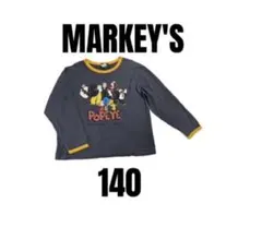 【マーキーズ】ポパイ　美品　七分袖〜長袖Tシャツ　キッズ　子供　140cmのサムネイル