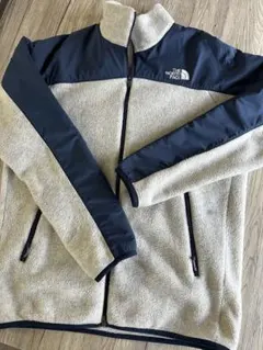 THE NORTH FACE フリースジャケット Lサイズ ネイビー/ベージュ