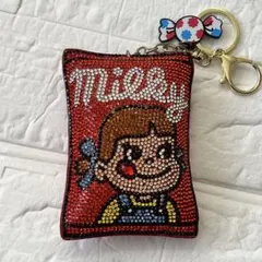 ペコちゃん　ラインストーン　キラキラキーホルダーのサムネイル