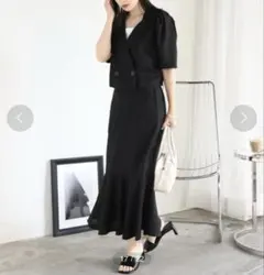 新品タグ付き　NICE CLAUP ジャケット×マーメイドスカートセットアップ